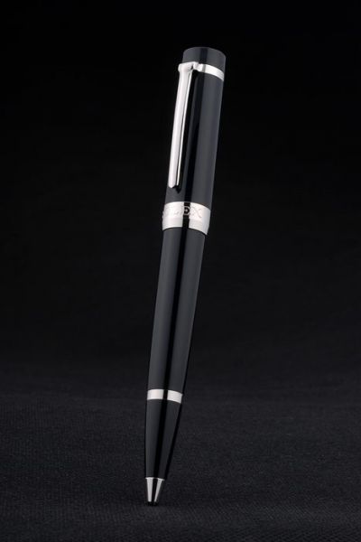AAA Quality Imitated Rolex Black Stainless Steel Lacquer Ballpen Great Gift For Gentlemen 