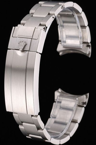 Rolex Silver Stainless Steel Watches Bracelet With Fold Over Clasp Free Shipping